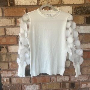 NWT Sioni Mixed Media Sweater